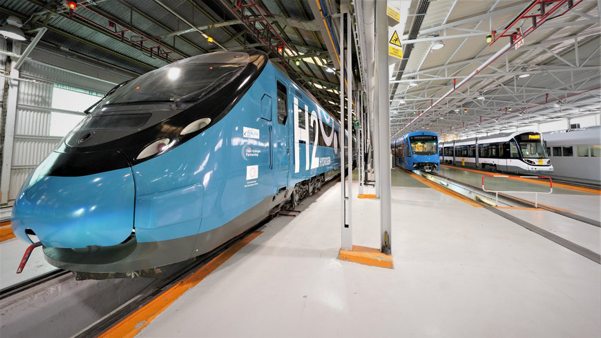 START OF TESTS ON HYDROGEN-POWERED TRAIN DEMONSTRATOR AT CAF'S PLANT IN ZARAGOZA